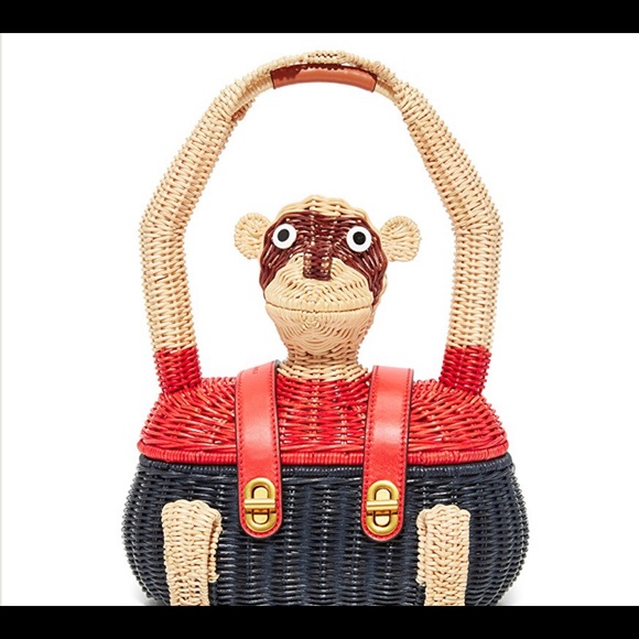 tory burch Handbags - Tory Burch Monkey Wicker Purse Handbag